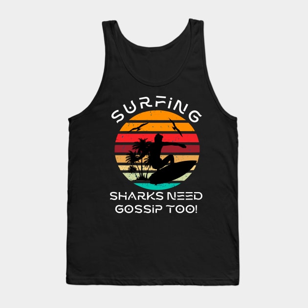 Surfing Tank Top by Outrageous Flavors